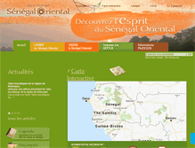 Tablet Screenshot of destination-senegaloriental.com
